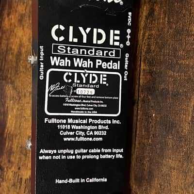 Fulltone Clyde Standard Wah 1997 - 2020 - Black image 5