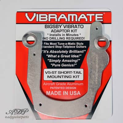 Vibramate® Original V5 Stop Tailpiece SG, Telecaster Adapter Kit For Bigsby® B5 image 1