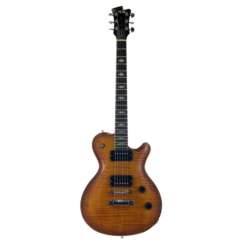 Fujigen FGN Guitars Expert Flame EFL-FM - Singlecut electric
