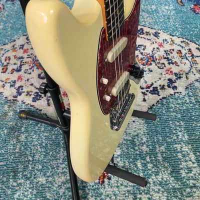 Fender Tom Hamilton's Aerosmith, Mustang Electric Guitar (#27) - Blonde image 14