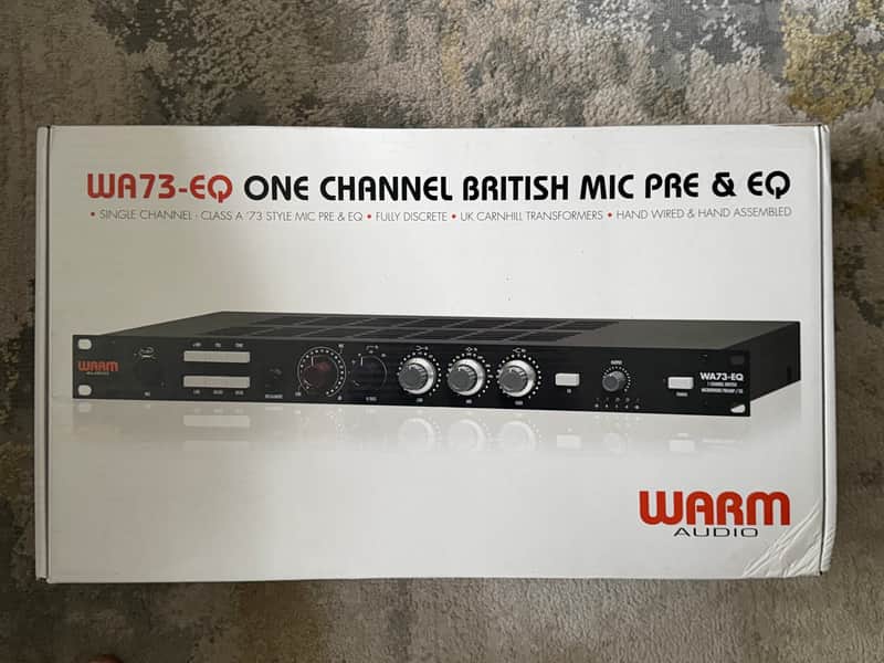 Warm Audio WA73-EQ 1-Channel British Microphone Preamp / EQ 2018 - Present - RAF Blue Gray image 1