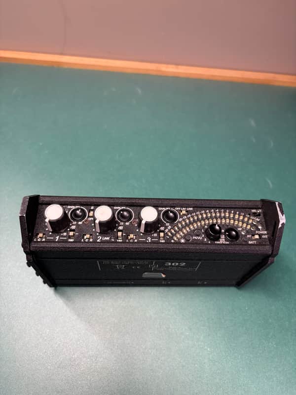 Sound Devices 302 field mixer w/ Portabrace MX-302 bag image 1