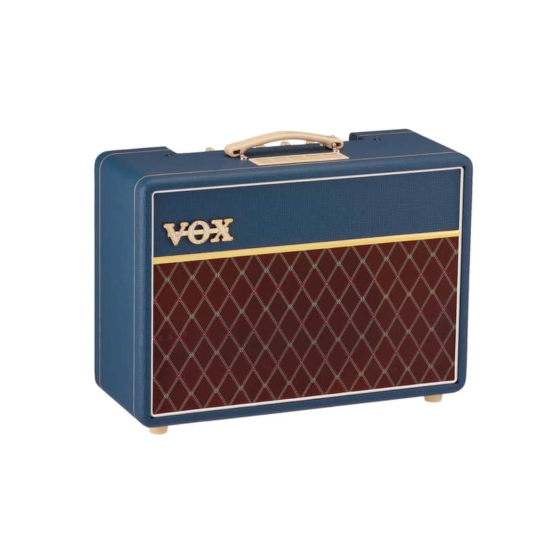 VOX AC10 1x10 Inch 10W Combo Guitar Amplifier (Limited Edition Royal Blue) image 1