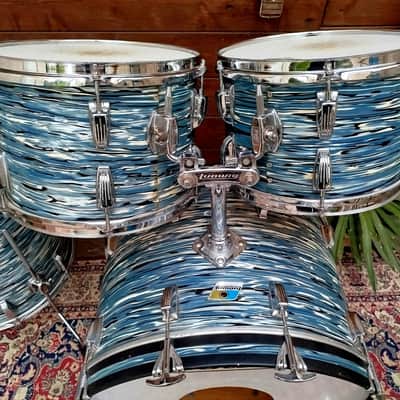 Ludwig Big Beat 1978/79, Blue Oyster Pearl. image 3