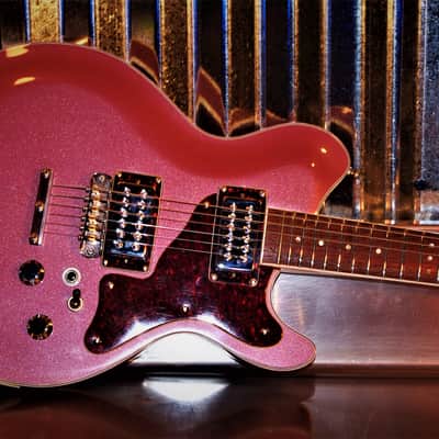 Mosrite Bluesbender 500 1972 Burgundy Mist Metallic. Rejuvenated. Rare. One of a kind. TV Jones pup image 3