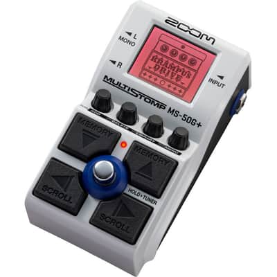 Zoom MS-50G+ MultiStomp Multi-effects Pedal with XCG-4 Classic Guitar Stand and Coiled Guitar Cable image 2