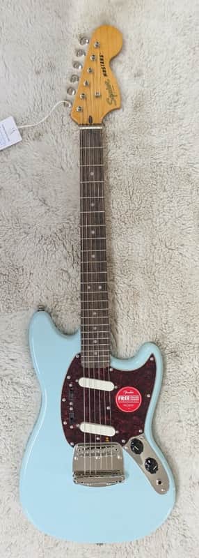 Fender Squier Classic Vibe  Series '60s Mustang, Laurel Fingerboard, Sonic Blue