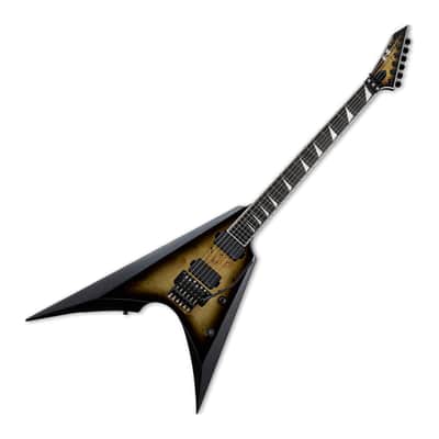 ESP E-II ARROW BURL MAPLE NEBULA BLK BURST Guitar image 1