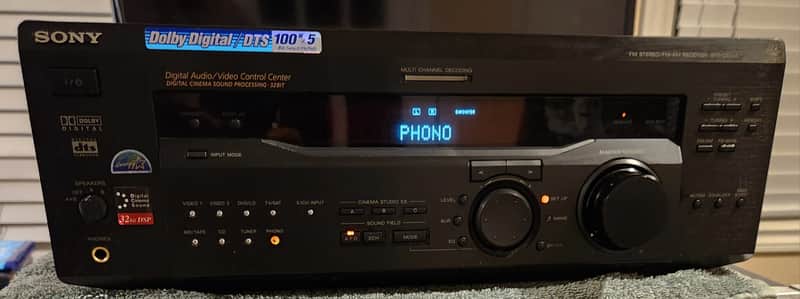 Sony Sony STR-DE845 is a classic 5.1-channel A/V receiver 90s - Black image 1