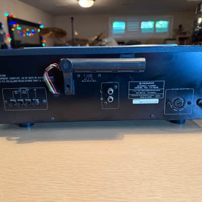Pioneer Tx 608 Fm/Am Stereo Tuner (Beautiful) FULL FRESH SERVICE Rare Black! image 8