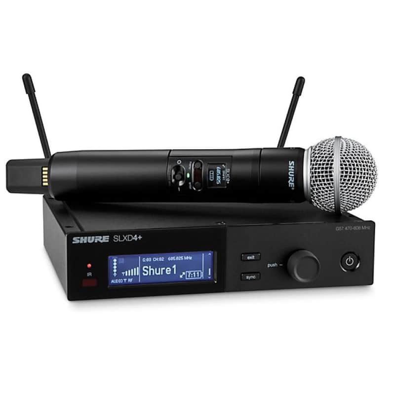 Shure SLXD24+/SM58 Digital Wireless Handheld Microphone System - Band G57 image 1