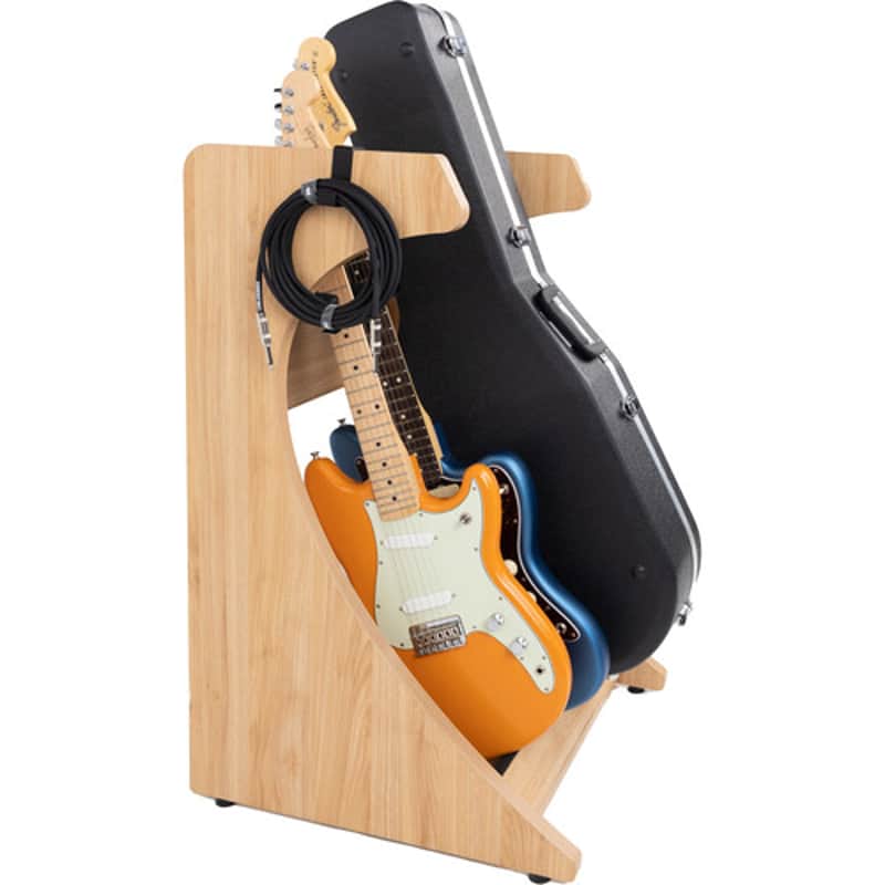 Gator Frameworks Elite Series 3 to 4-Space Guitar & Instrument Case Combo Rack Natural Maple Matte Finish image 1