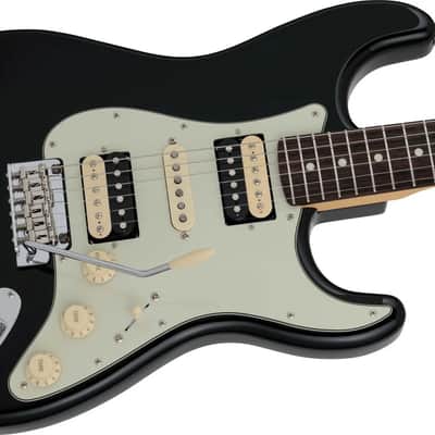 Fender Collection Made in Japan Hybrid II Stratocaster HSH RW Black image 2