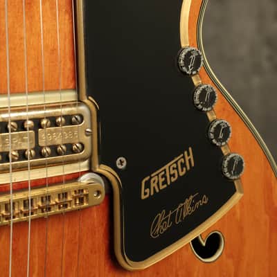 1973 Gretsch 7690 Super Chet Autumn Red Stain faded Orange image 8