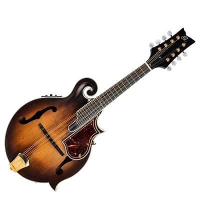 Ortega Guitars RMFE100AVO F-Style Series All Solid A/E Mandolin image 4