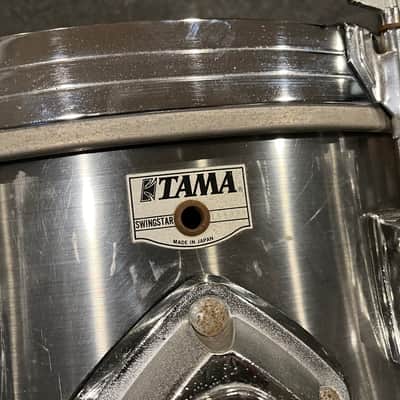 VINTAGE TAMA Swingstar 22x16 bass drum 1980's - Misty Chrome image 2