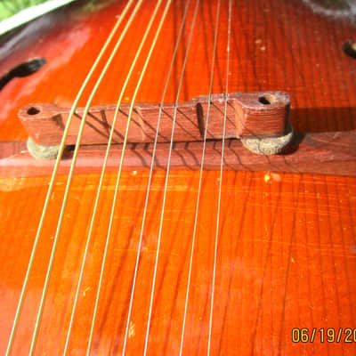 Gibson A-50 Mandolin, 1944, Sunburst, Maple Back & Sides, Case image 7