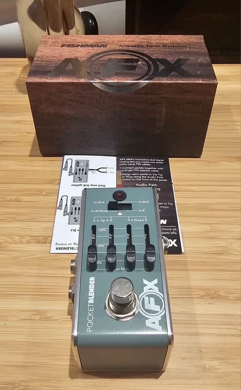 Fishman AFX Pocket Blender Mini AB/Y Guitar Pedal 2024 image 1
