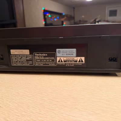 Technics RS-T19 Double Cassette Deck Play & Record - New Belts Works Great Rare! image 12