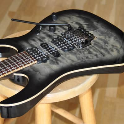 IBANEZ RG970WQMZ BIB Black Ice Burst / RG Premium Series/ from 2018 / RG970WQMZ-BIB / I170808206 image 6