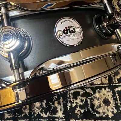 DW 3.14" x 14" Collector's Series Maple Pi Snare Drum - Ebony w/ Black Nickel Hardware image 2