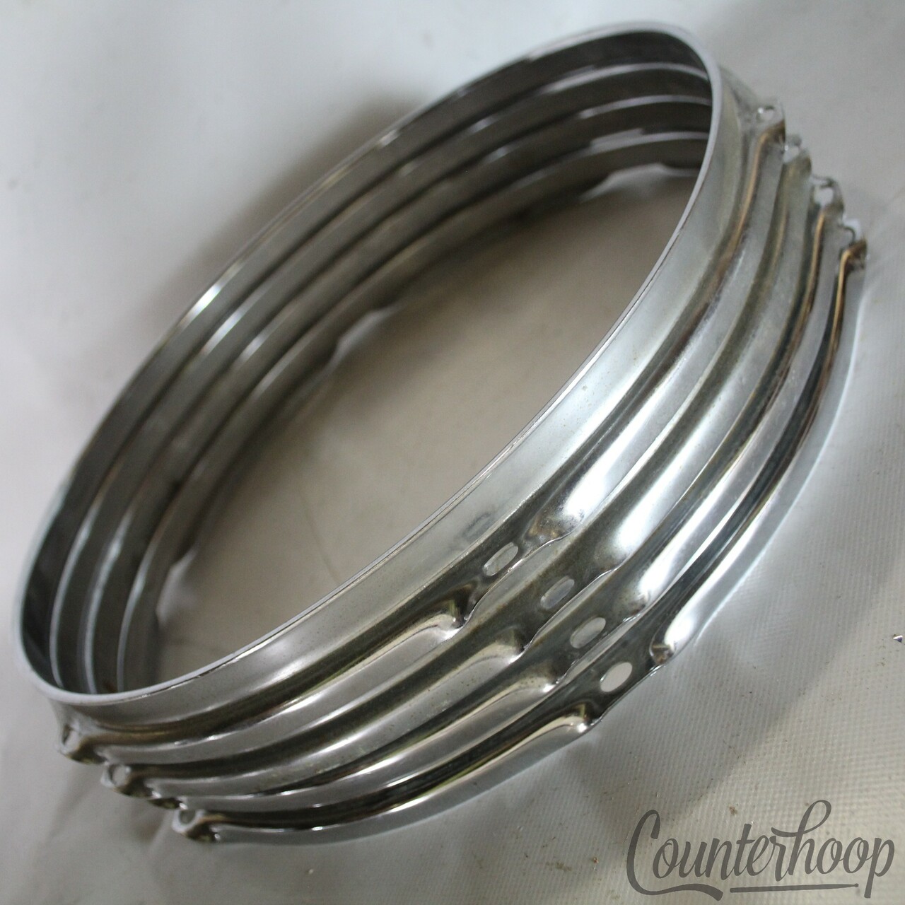 Tama Chrome Rim 13" Tom Drum Hoop Vintage80s Superstar/Imperialstar Japan — main photograph