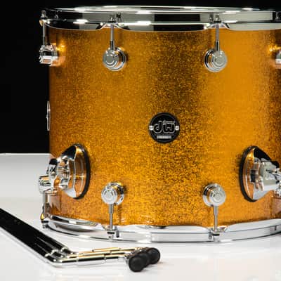 DW Performance Series 12x14 Floor Tom - Gold Sparkle image 2