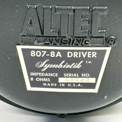 Altec Lansing 811B Horn & 807-8A Driver image 9