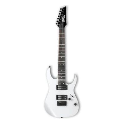 Ibanez RG Gio Series GRG7221 7-String Electric Guitar, Rosewood Fretboard, White image 3