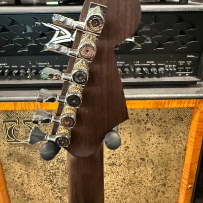 Warmoth Strat 2019/2022 - Charcoal Frost 28 5/8" Scale Wenge Neck, Bocote Fretboard - Evertune image 9
