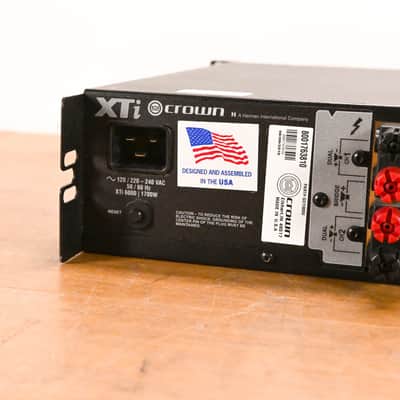 Crown XTi 6000 Stereo Power Amplifier with DSP CG010D9 image 9