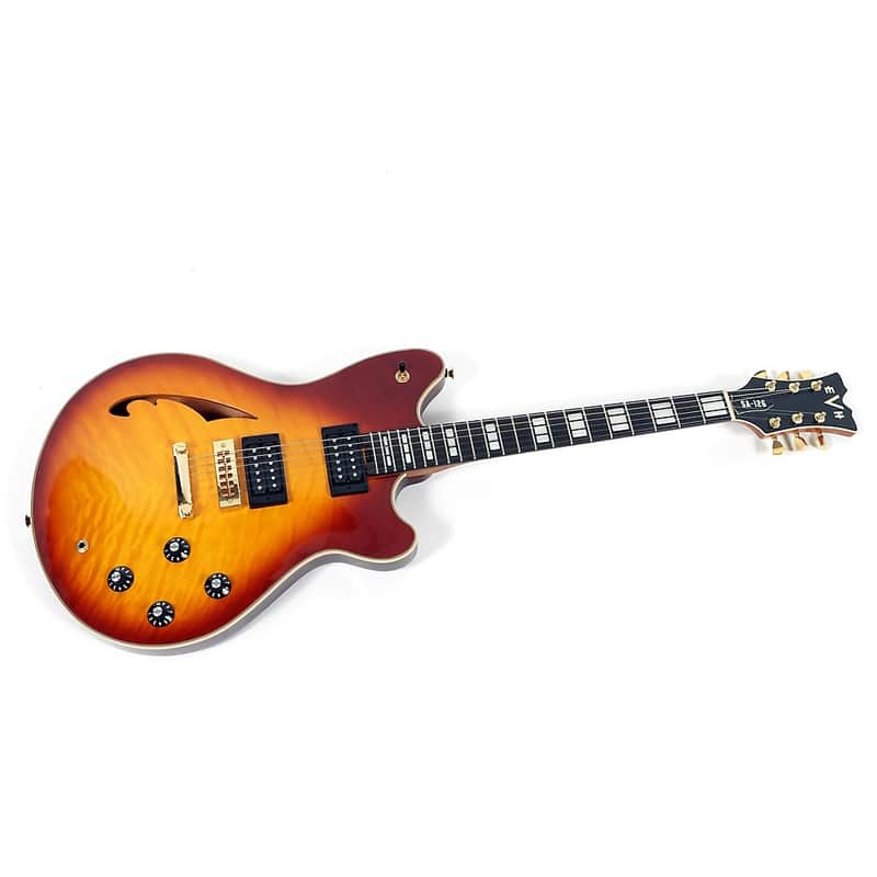 EVH SA-126 Special Semi-Hollow Electric Guitar Regular Tobacco Burst image 1