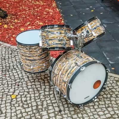 Restored Sonor Champion Vintage Drum Set 70s Pre Phonic - Vaneer image 10