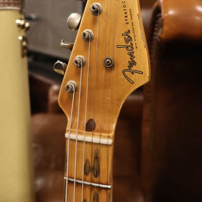 Fender '55 Relic Stratocaster White Blond 2024 image 3