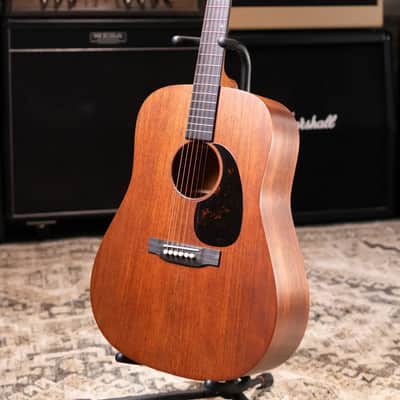 Martin D-17 Dreadnought Acoustic Guitar - Dark Mahogany with Hardshell Case image 12