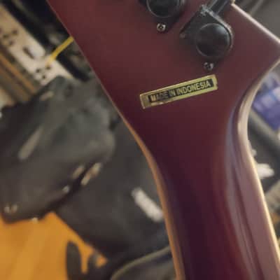 Epiphone Futura Custom Explorer Rare Made In Indonesia NOT China image 5
