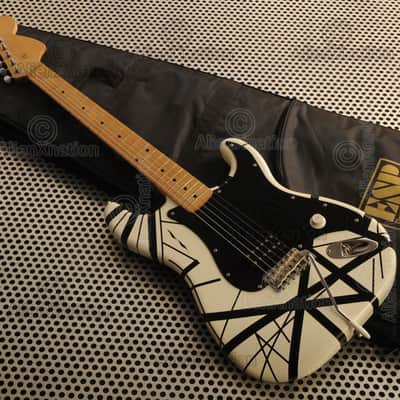ESP Black / White Striped Guitar AlienXnation Vintage image 3