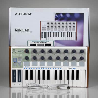 Arturia Minilab Universal MIDI Controller Keyboard White 25 Key image 2