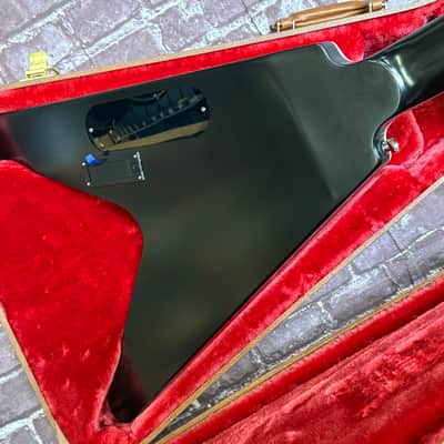 Epiphone Flying V Prophecy 2024 Black Aged Gloss w/ UPGRADED GIBSON CASE New Unplayed 6lbs12oz #158 image 17