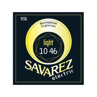 Electric guitar strings Savarez® Hexagonal explosion light 10-46 image 1