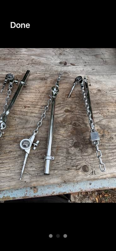 Pearl Four Pearl Custom Welded Chain Drum Rack Boom Arms image 1