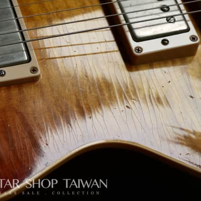 1999 Gibson Custom Shop 40th Anniversary 1959 Les Paul Reissue Tom Murphy Painted & Aged. Vintage World Edition image 10