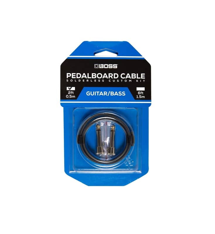 Boss Solderless Pedalboard Cable Kit - 2 Ft image 1