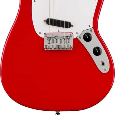 New 2024 Squier Sonic Mustang Torino Red, Includes Pro Setup & Ships Fast, This is a Killer Guitar ! image 1