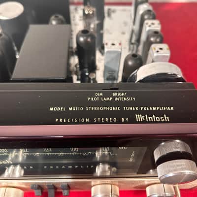 McIntosh MX110 Stereo Tube AM / FM Tuner 1962 - 1969 - Silver image 5