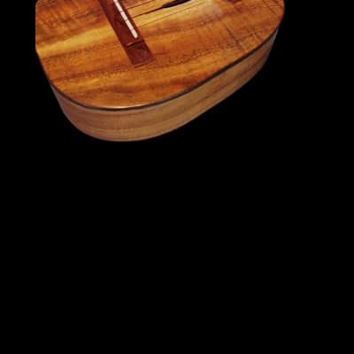 Solid Live Edge Koa Pineapple Concert Ukulele (SCJ - Jazz Hat # 145) image 5