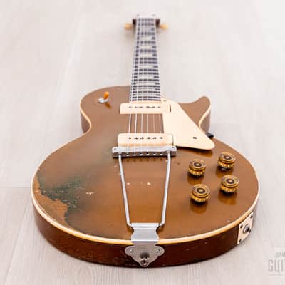 1952 Gibson Les Paul Standard Goldtop Vintage Guitar w/ Lifton Case image 12