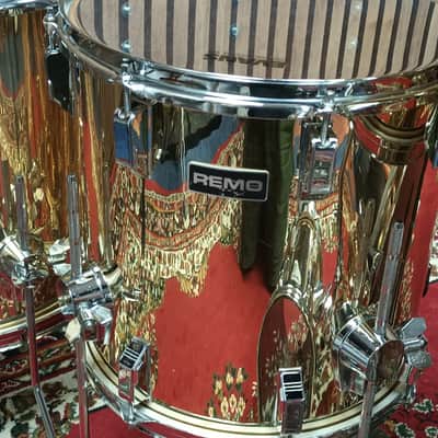 Remo Acousticon Kit In Mirror Gold – 20″, 16″,14″,13″,12″&10″ image 11