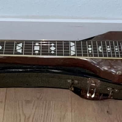 .1940s Supro Supreme Hawaiian Model 1400 Steel Guitar, Lap Steel. Original Case & Cord ! image 4