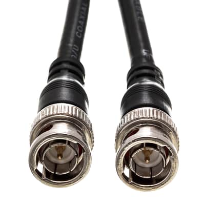 Hosa BNC-59-106 BNC to Same 75-Ohm Coaxial Cable - 6' - Black image 2